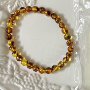 ✨ Genuine Baltic Amber Bracelet – Natural & Unique ✨ Weight 4.1 g